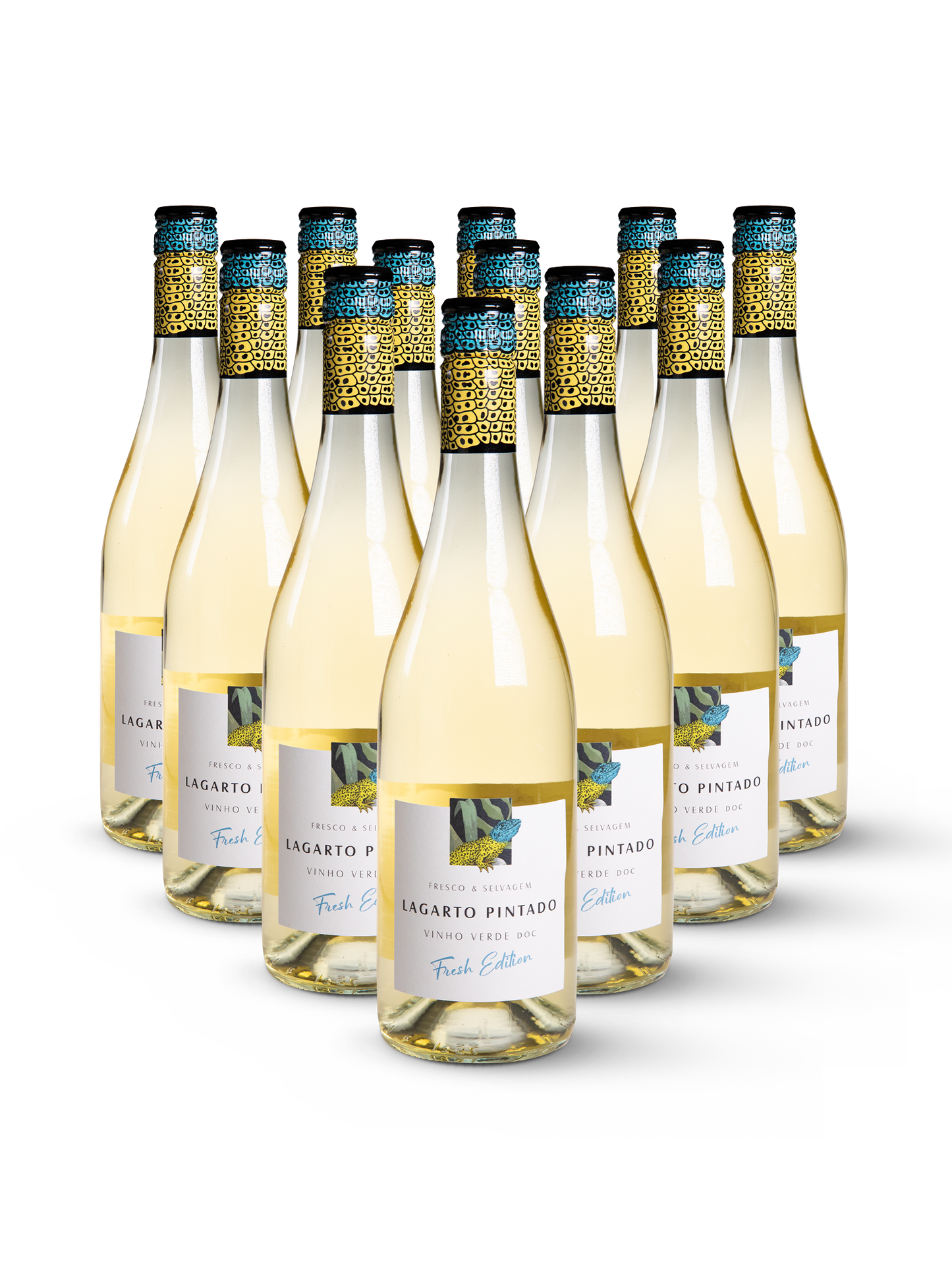 Produktbild des Lagarto Pintado Blanco – spanischer Weißwein mit auffälligem Label