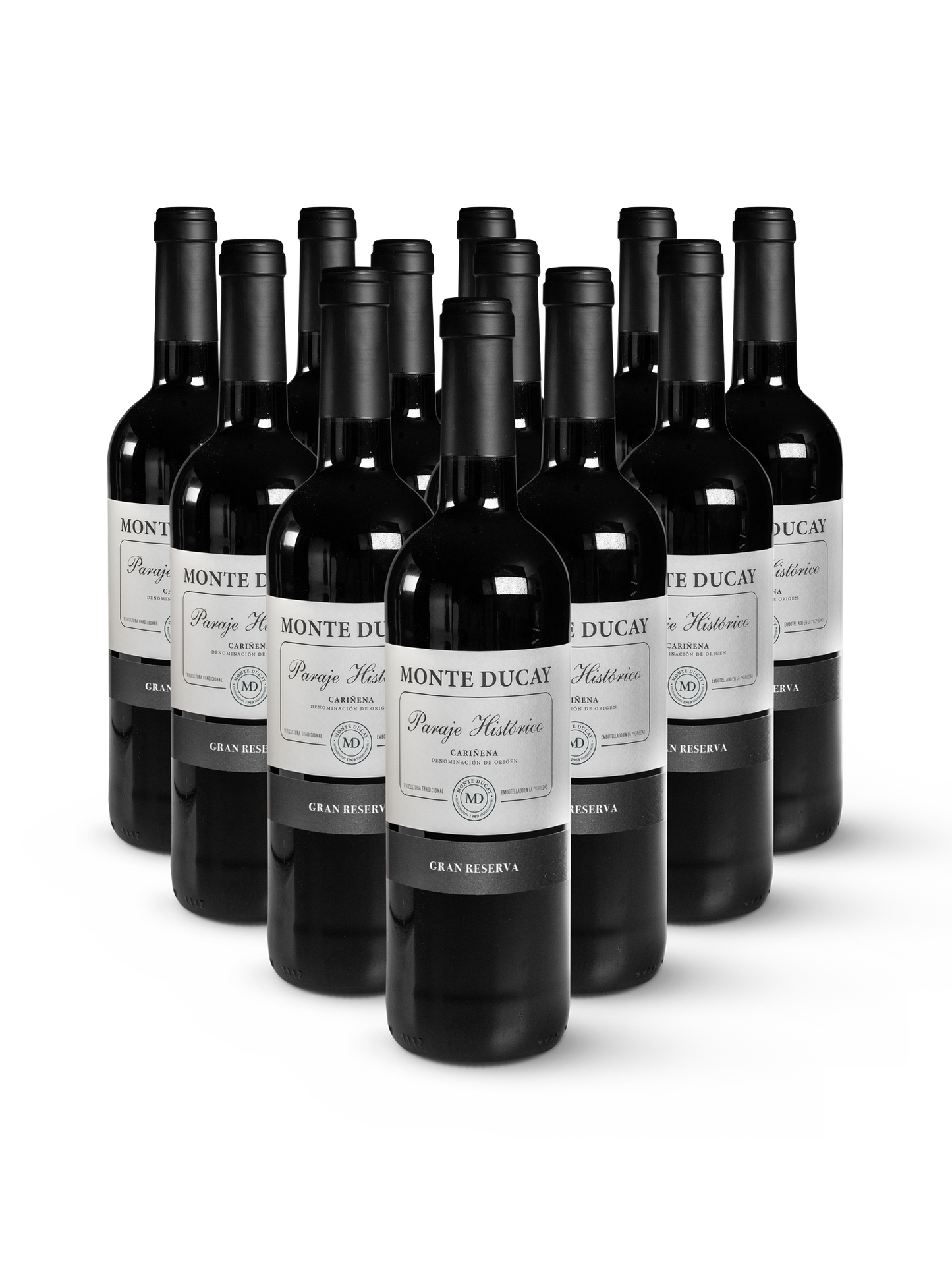 Produktbild des Monte Ducay Gran Reserva – spanischer Rotwein mit hochwertigem Design