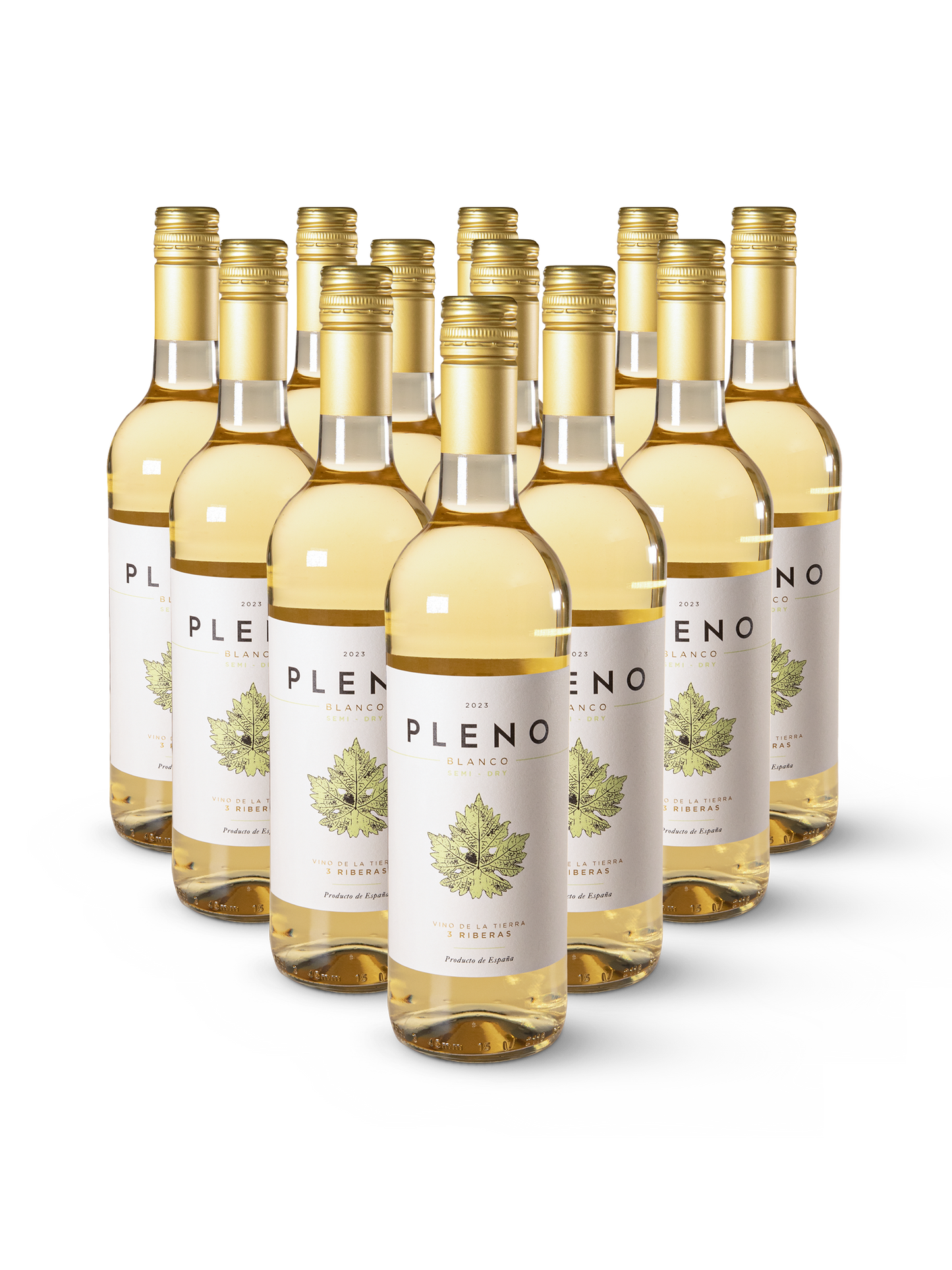 Produktbild des spanischen Pleno Blanco – frischer Weißwein in schlichtem Design