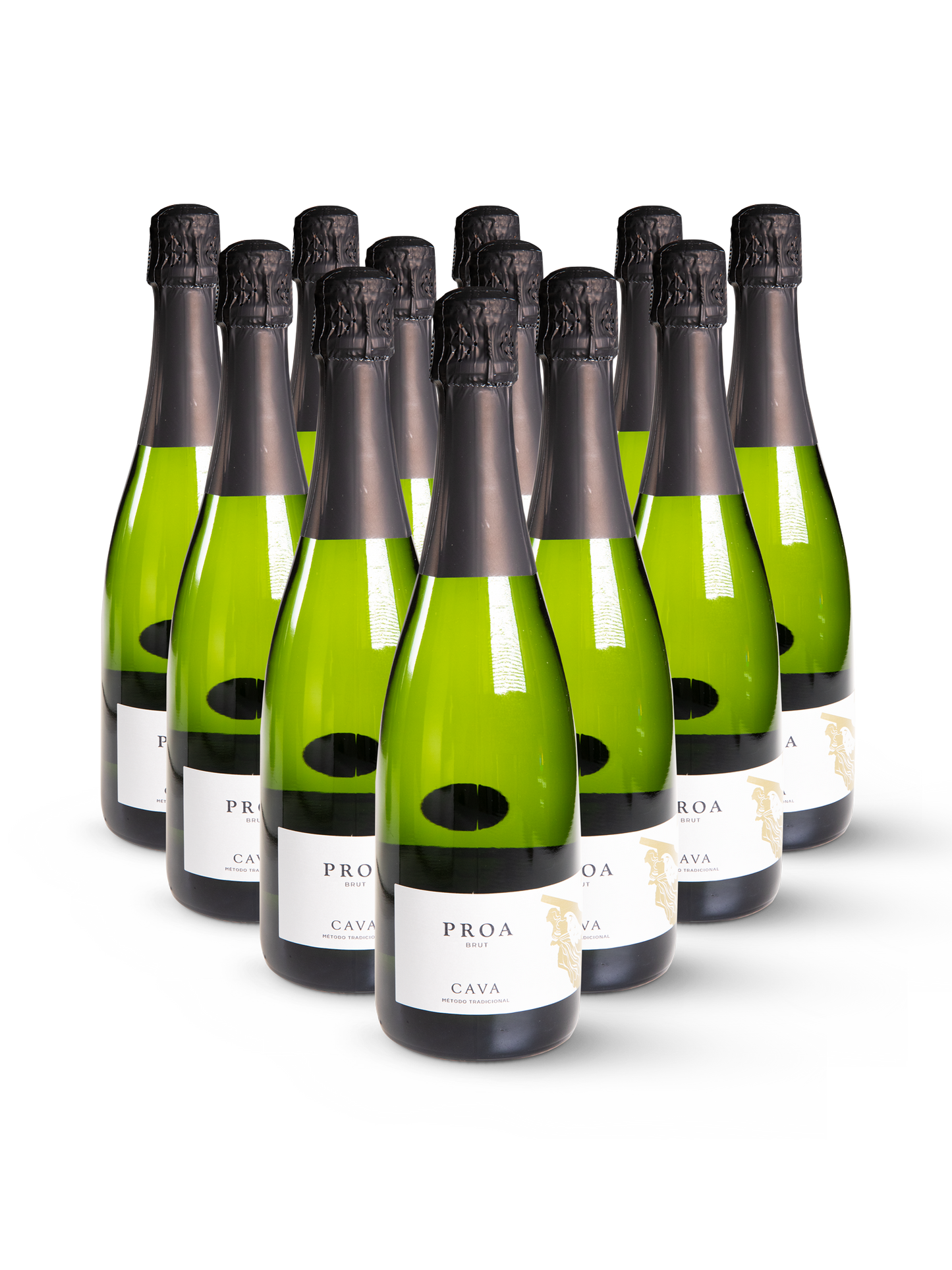 Produktbild des Cava Proa – 12 spanische Schaumweine mit klassischem Design
