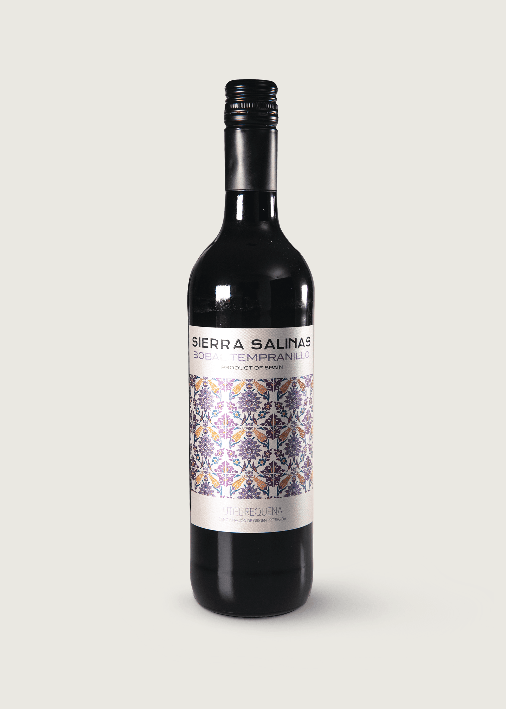 Sierra Salinas Tempranillo Rotwein von Vorne